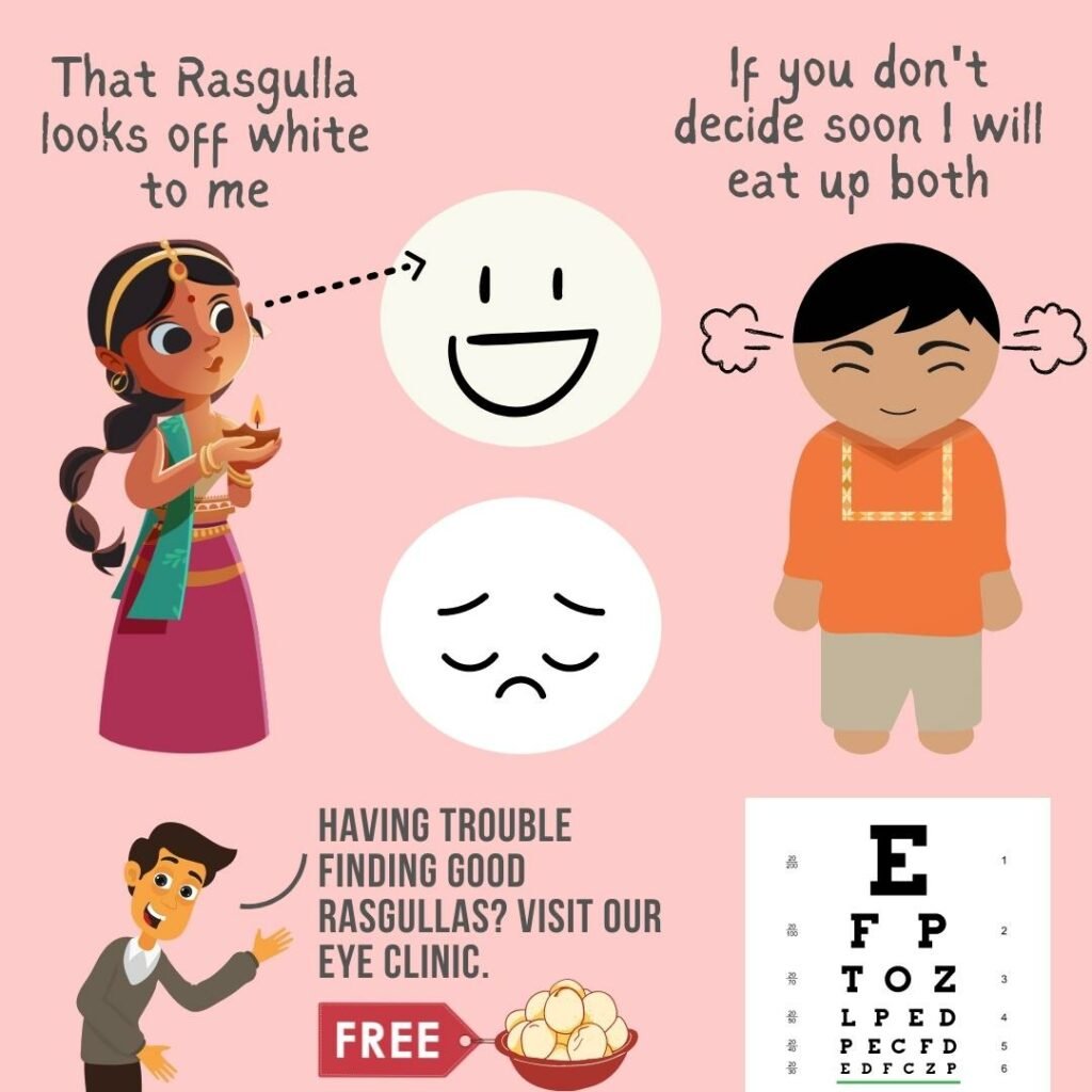 The art of eating rasgulla