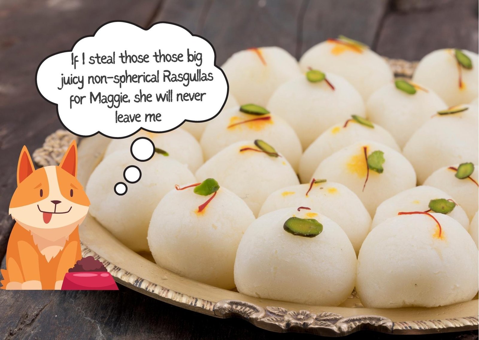 The subtle art of eating Roshogulla / Rasgulla